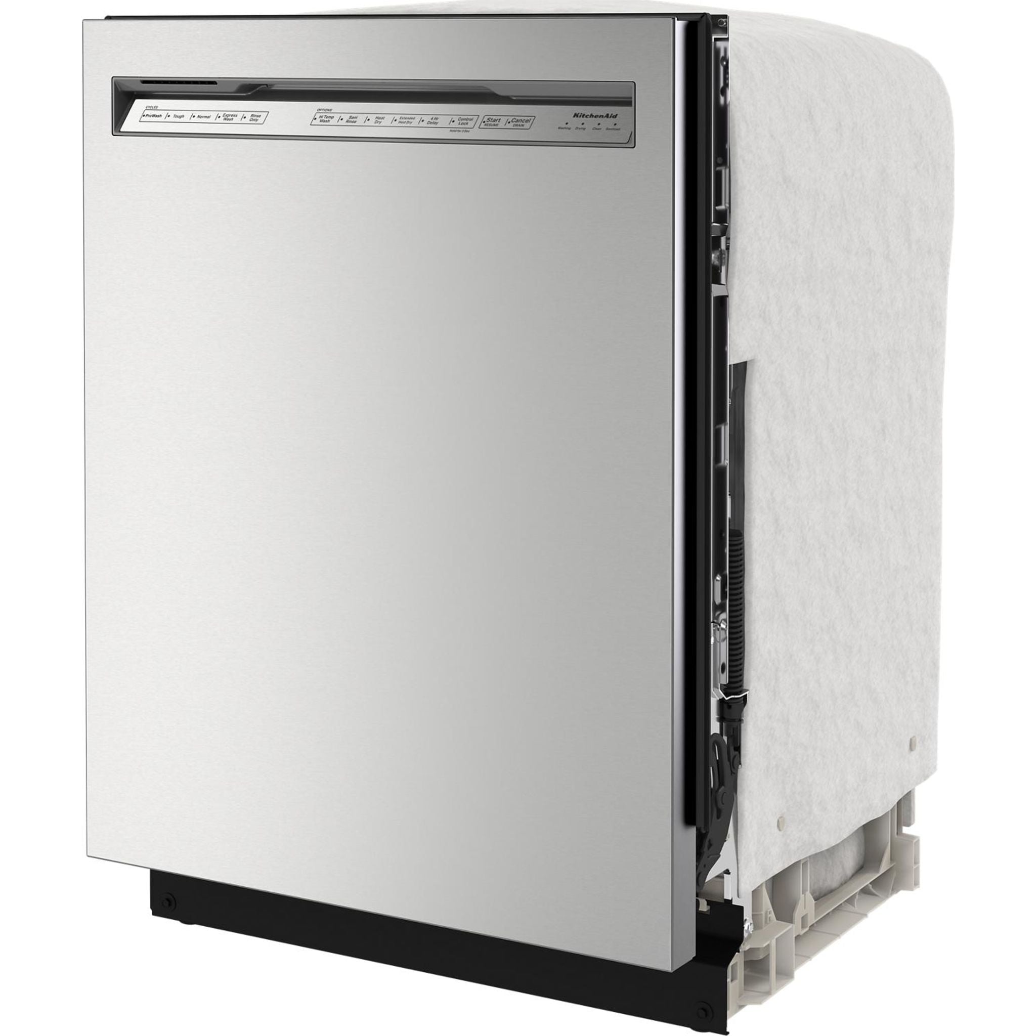 KitchenAid KDFE204KPS 24-Inch Built-In Dishwasher with Stainless Steel Tub - Energy Star Certified for Quiet Operation - Perfect for Small to Medium Sized Kitchens and Open Concept Homes