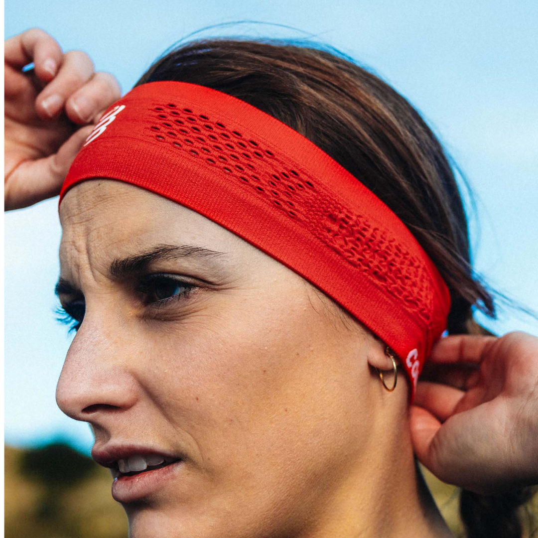 Compressport Unisex Headband On/Off - Sweat-Wicking Sports Headband for Running, Cycling & Workouts - Stay Dry & Comfortable During Exercise