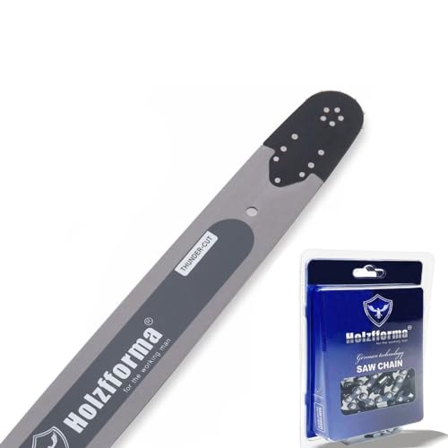 Holzfforma 76-Inch .404 .063 (1.6mm) 201 Drive Links Chainsaw Guide Bar & Full Chisel Chain Combo - Compatible with Stihl 088, MS880, 070, 090, 084, 076, 075, 051, 050 Chainsaws - Perfect for Professional Logging, Tree Felling & Heavy-Duty Wood Cutting