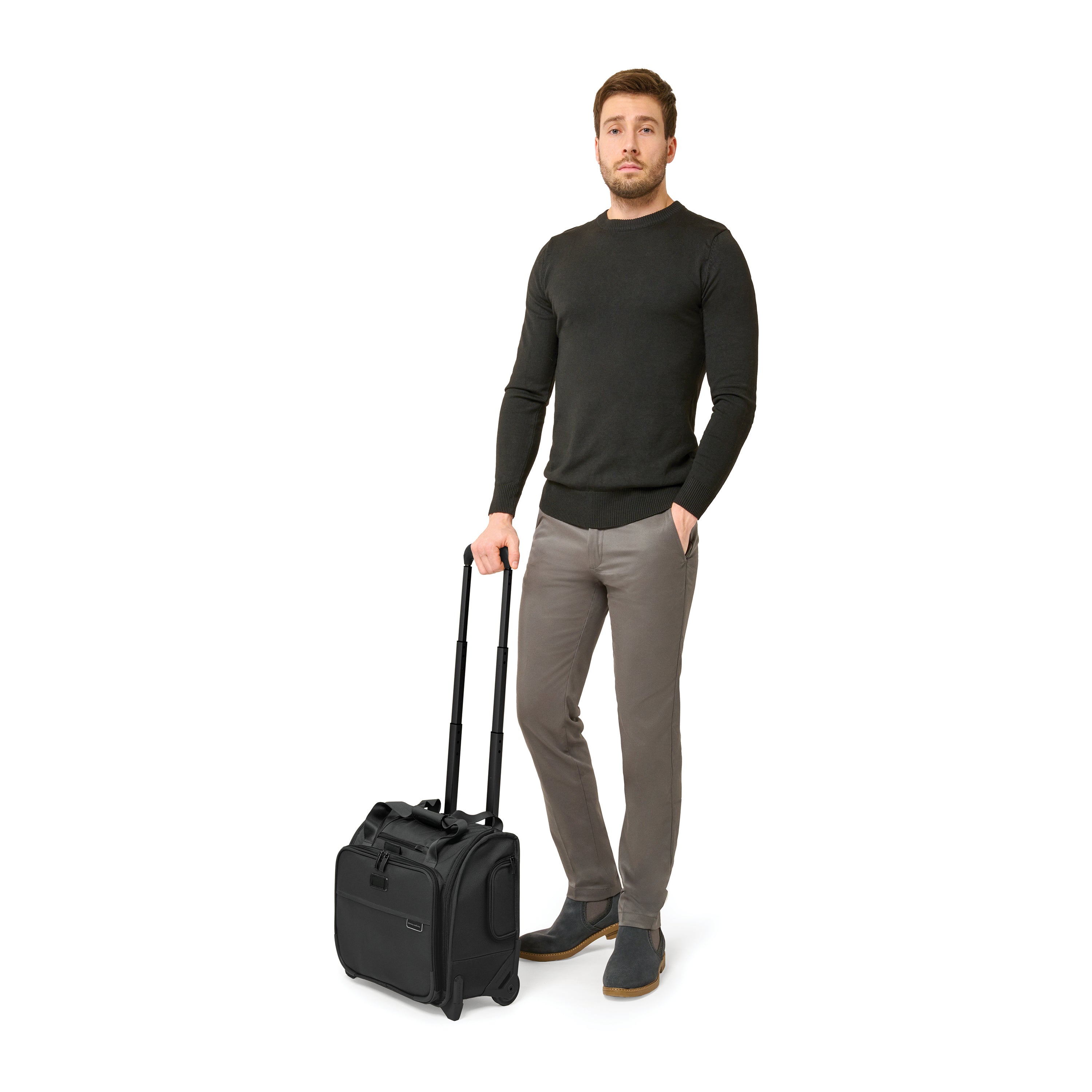 Briggs & Riley NEW Baseline 2 Wheel Cabin Luggage - Lightweight Carry-On Suitcase for Air Travel, Business Trips & Weekend Getaways