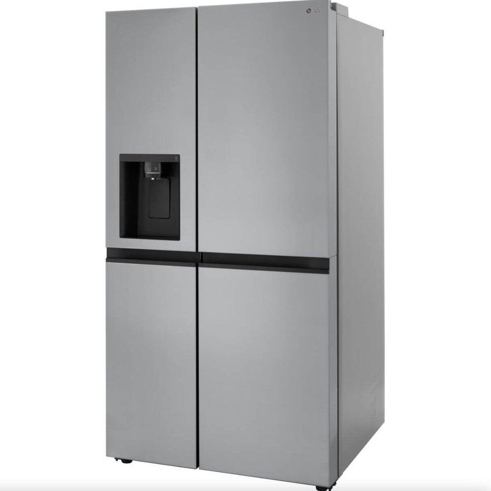 LG LRSXC2306S 36-Inch Stainless Steel Counter-Depth Side by Side Refrigerator - 23 Cu. Ft. Capacity, Energy Star Certified for Modern Kitchens & Open Floor Plans