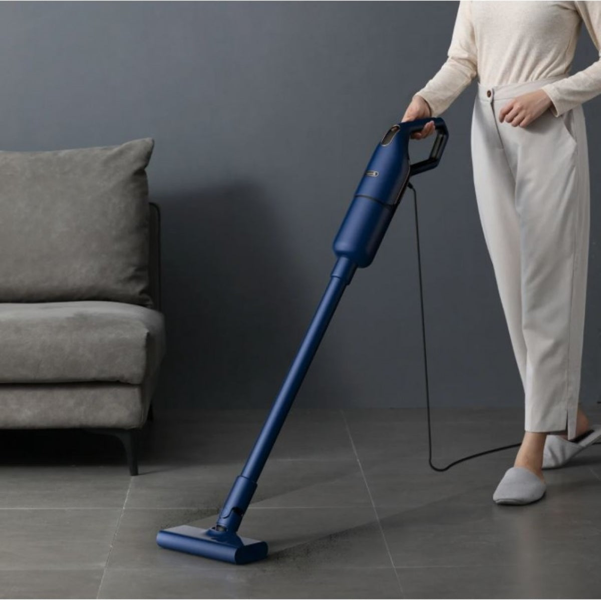 Deerma DX1000H Corded Vacuum Cleaner - Powerful 1000W Suction, Lightweight Design for Home & Carpet Cleaning | Ideal for Hard Floors, Carpets, Pet Hair Removal