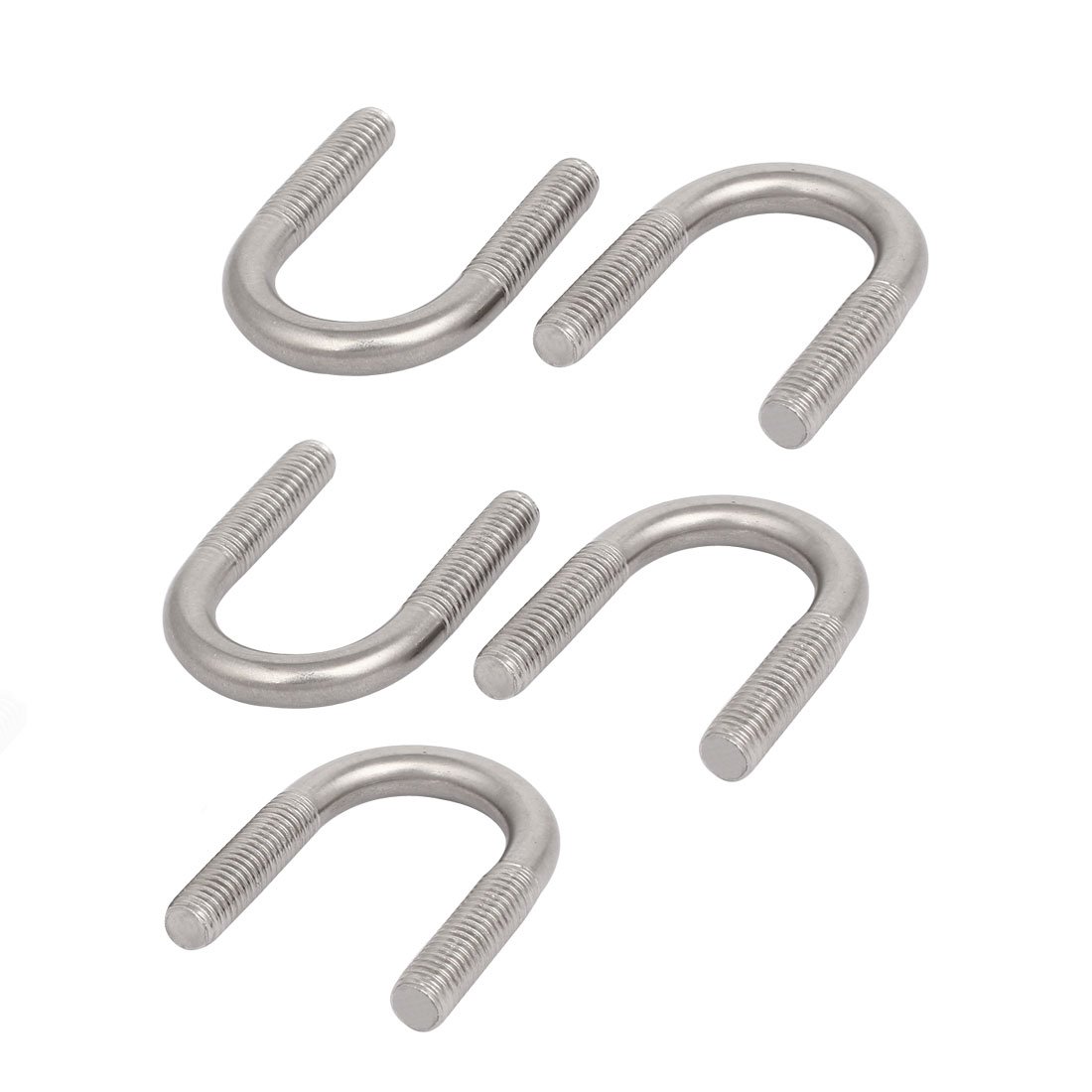 Stainless Steel M8 U Bolts - 5pcs for 22mm Pipe Fastening