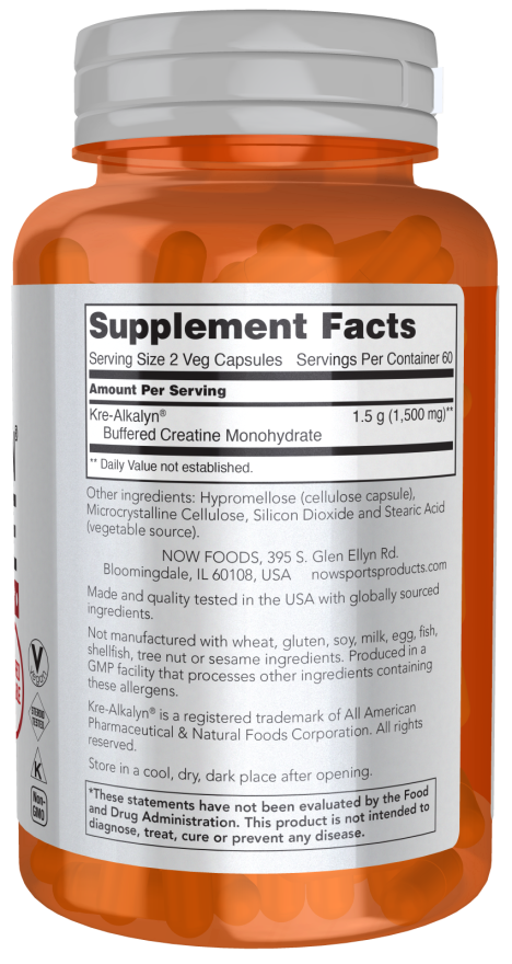 Kre Alkalyn® Creatine Supplement - Premium pH-Buffered Muscle Builder for Athletes & Bodybuilders | Supports Strength, Endurance & Recovery | Ideal for Pre-Workout, Post-Workout & Fitness Training