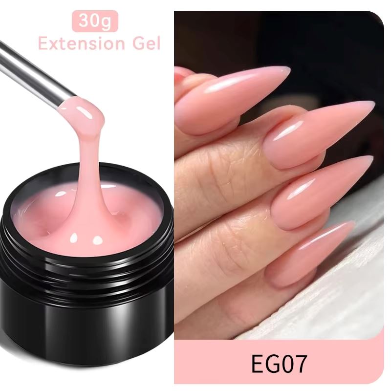 Born Pretty Extension Gel in a Jar - 30ml Nail Extension Gel for Strong & Natural-Looking Nails - Perfect for Salon, Home Manicures & DIY Nail Art