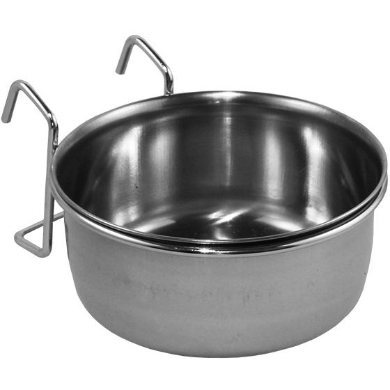 Stainless Steel Cup with Hooks - 560ml (18.9oz) Capacity, 125mm (4.9in) Diameter - Perfect for Camping, Hiking, and Outdoor Adventures