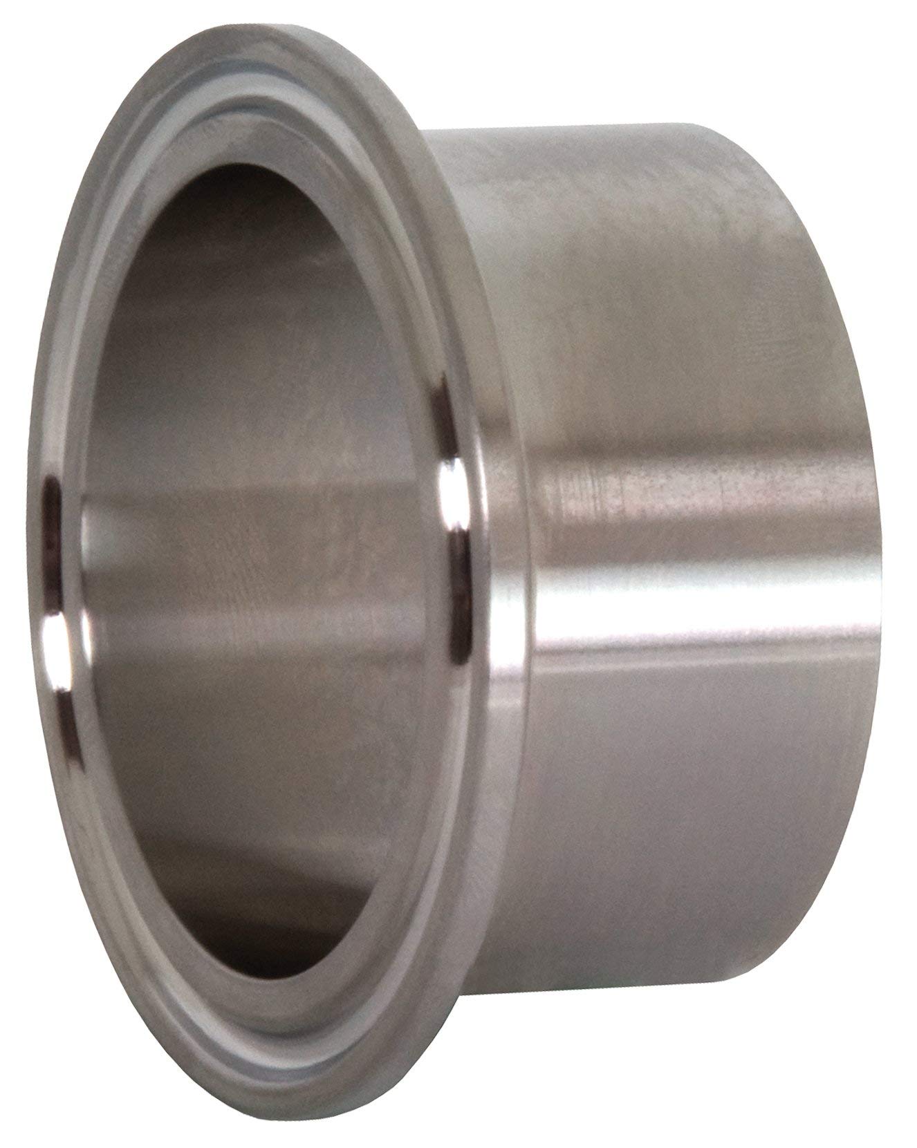 316L Stainless Steel Pipe - Dixon Schedule 5S Long Weld Ferrule Tube for Industrial Plumbing, Food Processing & Chemical Applications