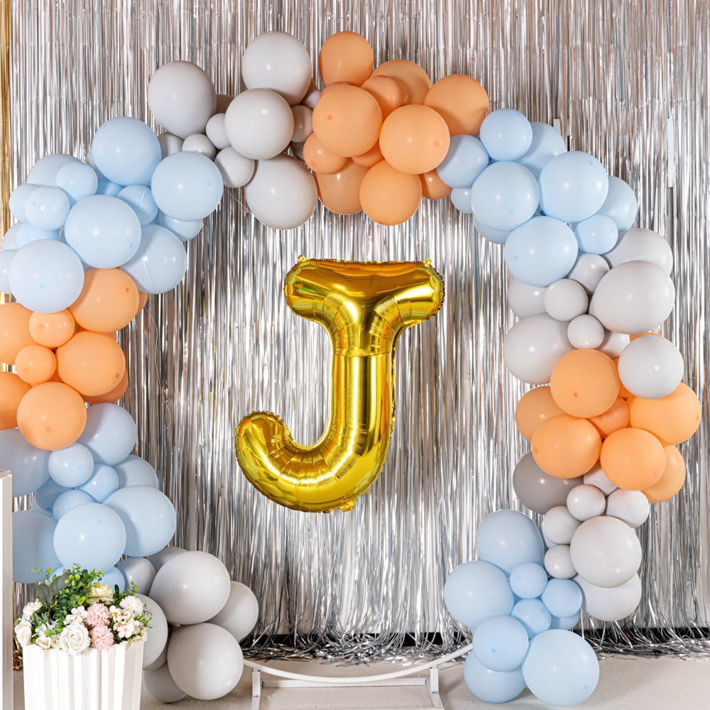 Balloonify Gold Mylar Letter J Balloon - 40 Inch Large Foil Alphabet Balloons (1 Count) for Birthday Parties, Baby Showers & Wedding Decorations
