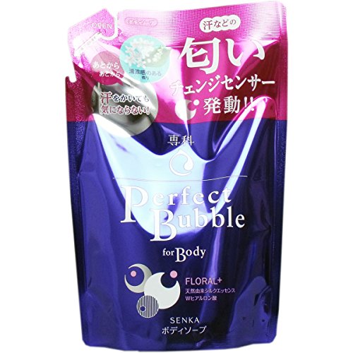 Shiseido Senka Perfect Bubble Body Wash Refill 350ml x10 - for Smooth Skin Care