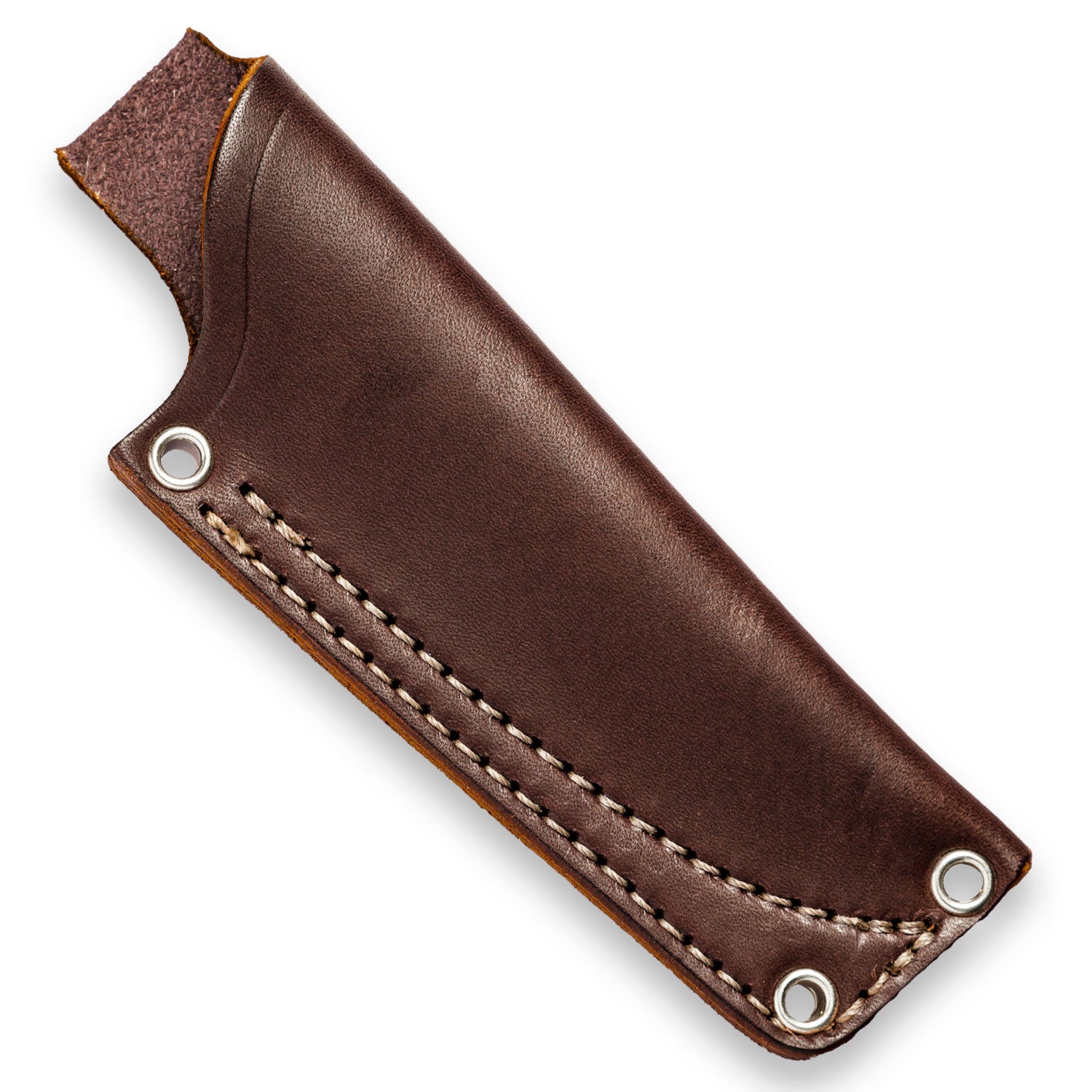Premium F3 Brown Leather Belt Sheath - Durable & Stylish Knife Holder for Outdoor, Hunting, and Everyday Carry (EDC)
