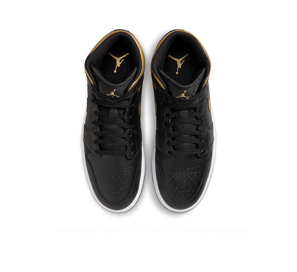 Air Jordan 1 Mid Basketball Shoes for Men - Retro Style Sneakers with Cushioned Comfort - Perfect for Streetwear, Casual Wear & Basketball Games