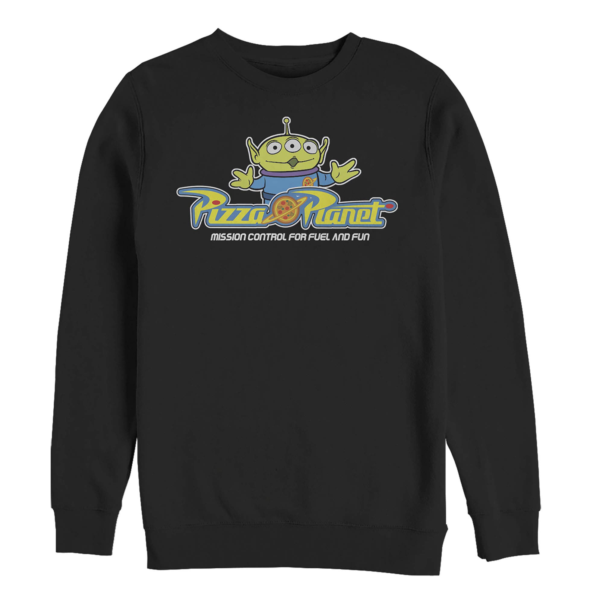 Men's Toy Story Pizza Planet Alien Graphic Sweatshirt - Soft & Comfortable Pullover for Disney Fans, Movie Nights & Casual Wear