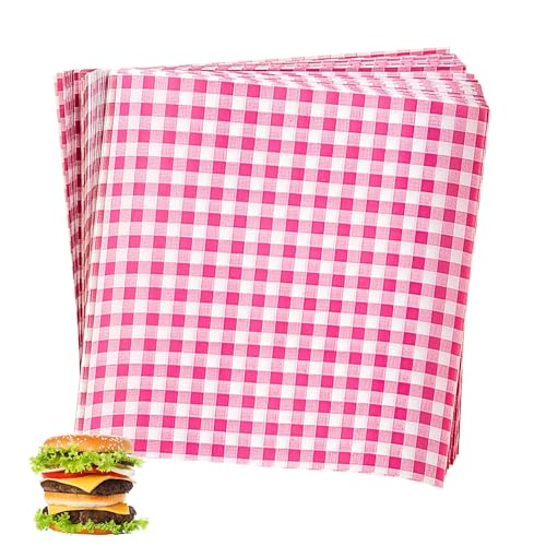 Pink and White Checkered