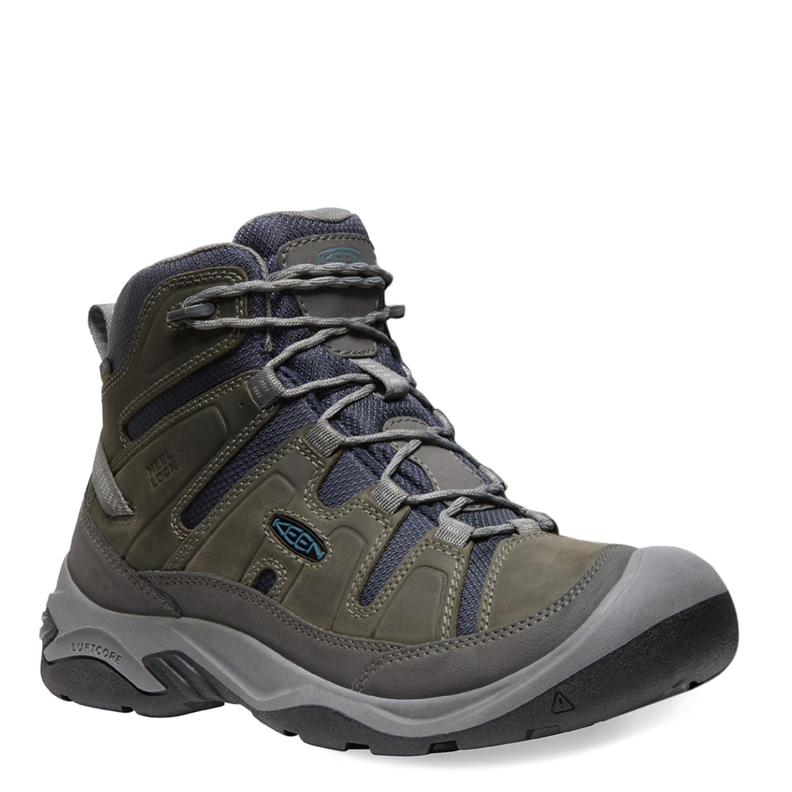 KEEN Men's Circadia Mid Height Waterproof Hiking Boots - Comfortable Outdoor Shoes for Trekking, Camping & Mountain Adventures