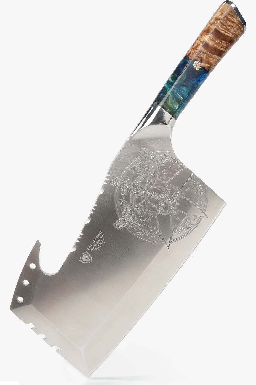 Dalstrong Valhalla Series Obliterator Cleaver Knife - High Carbon German Steel, Razor Sharp Blade for Professional Chefs & Home Cooking - Perfect for Meat Cutting, Chopping Vegetables & Outdoor Camping