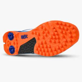 DSC Jaffa Neo Blue & Orange Junior Youth Cricket Shoes - Lightweight & Durable for Kids Cricket Matches & Training