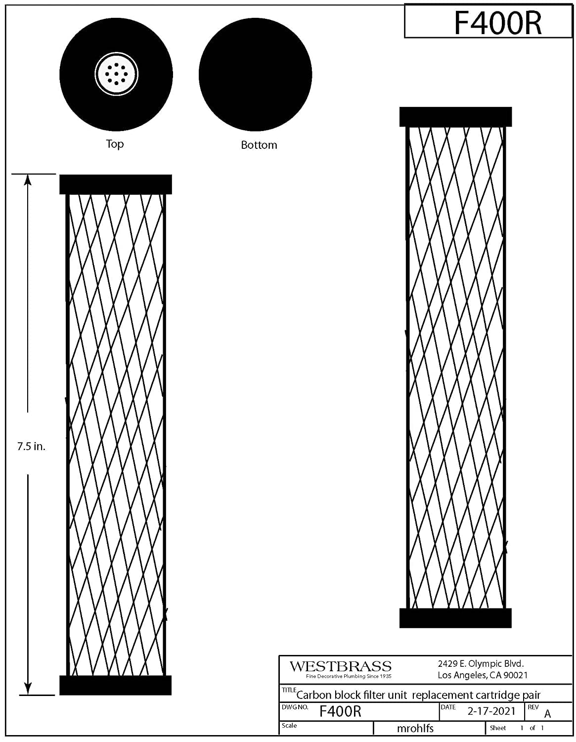 Westbrass C0127-12 6