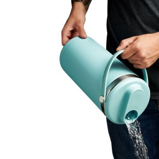 128 oz Oasis Water Bottle - Leak-Proof, BPA-Free Stainless Steel Insulated Bottle for Gym, Hiking & Outdoor Adventures
