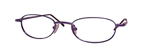 Multi-View Computer Reading Glasses Model 13 - Purple +1.0 Strength - Blue Light Blocking for Digital Eye Strain Relief - Perfect for Office Work, Gaming & Screen Time