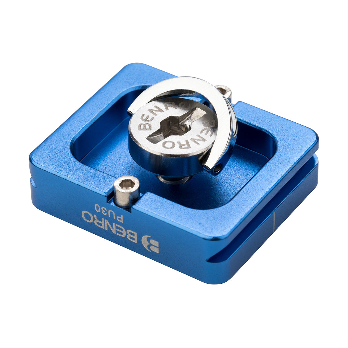 Benro PU30 Arca Swiss Style Quick Release Plate (Blue) - Compatible with Tripods & Camera Mounts - Perfect for Photography & Videography