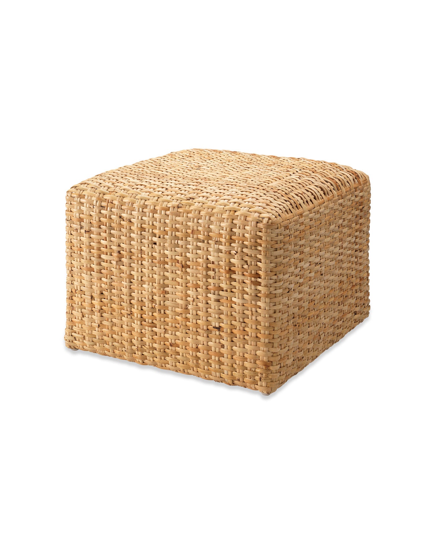 Large Natural Ottoman with Storage - Perfect for Living Room, Bedroom & Home Decor | Multi-Functional Footstool, Coffee Table & Seating