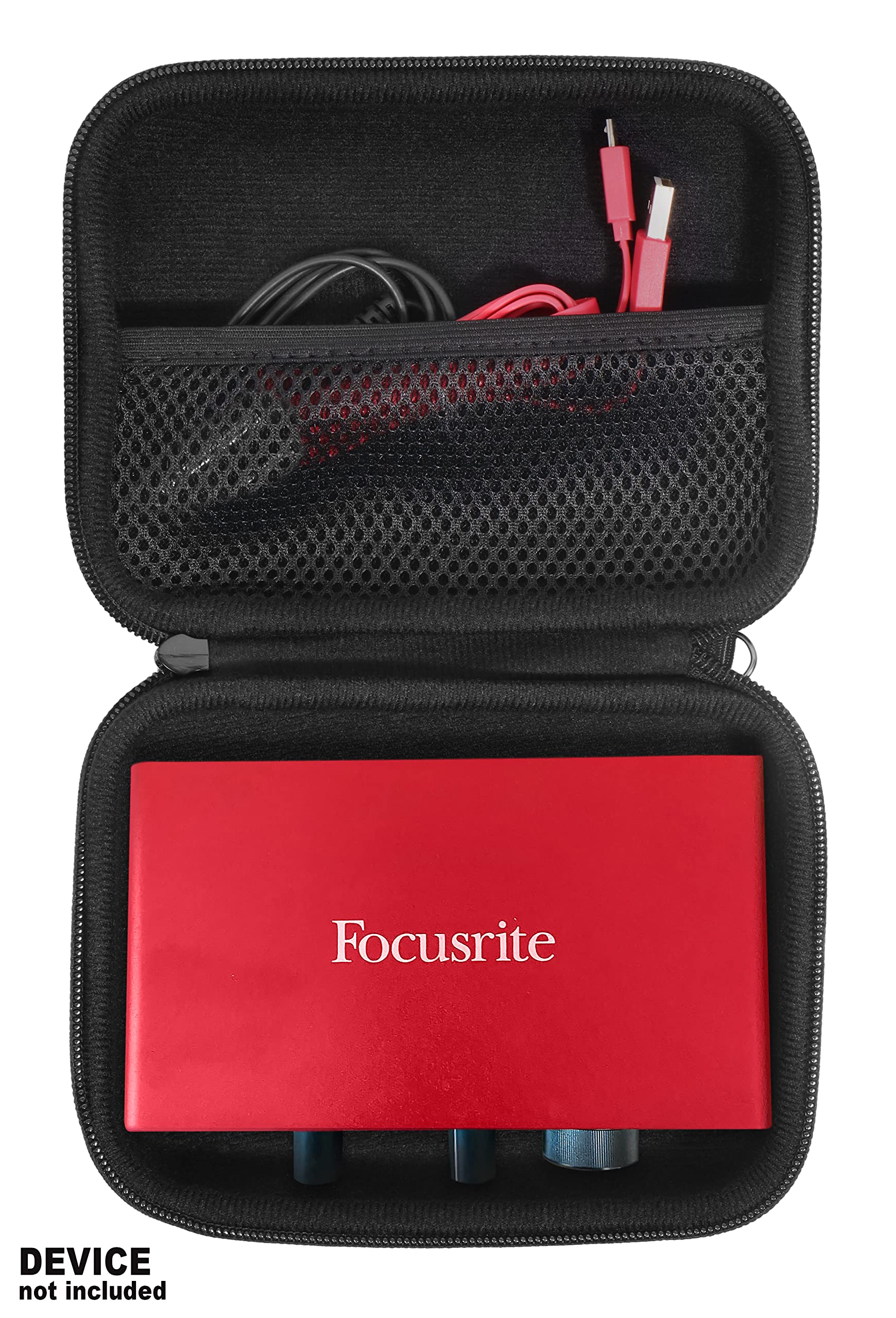 Focusrite Scarlett Solo 3rd Gen USB Audio Interface Protective Case - Durable Travel Storage Cover for Home & Studio Use (Compatible with 3rd Generation Only) | Perfect for Musicians, Podcasters & Home Recording
