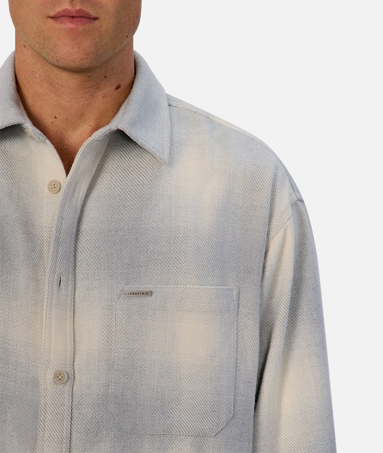 Highland Long Sleeve Shirt for Men - Classic Grey Plaid Flannel Shirt | Casual & Outdoor Wear for Fall & Winter