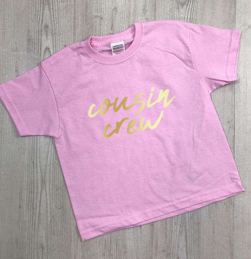 Cousin Crew Script Tees 00 (MRK X) - Trendy Graphic T-Shirts for Men & Women - Perfect for Casual Wear, Street Style & Everyday Outfits