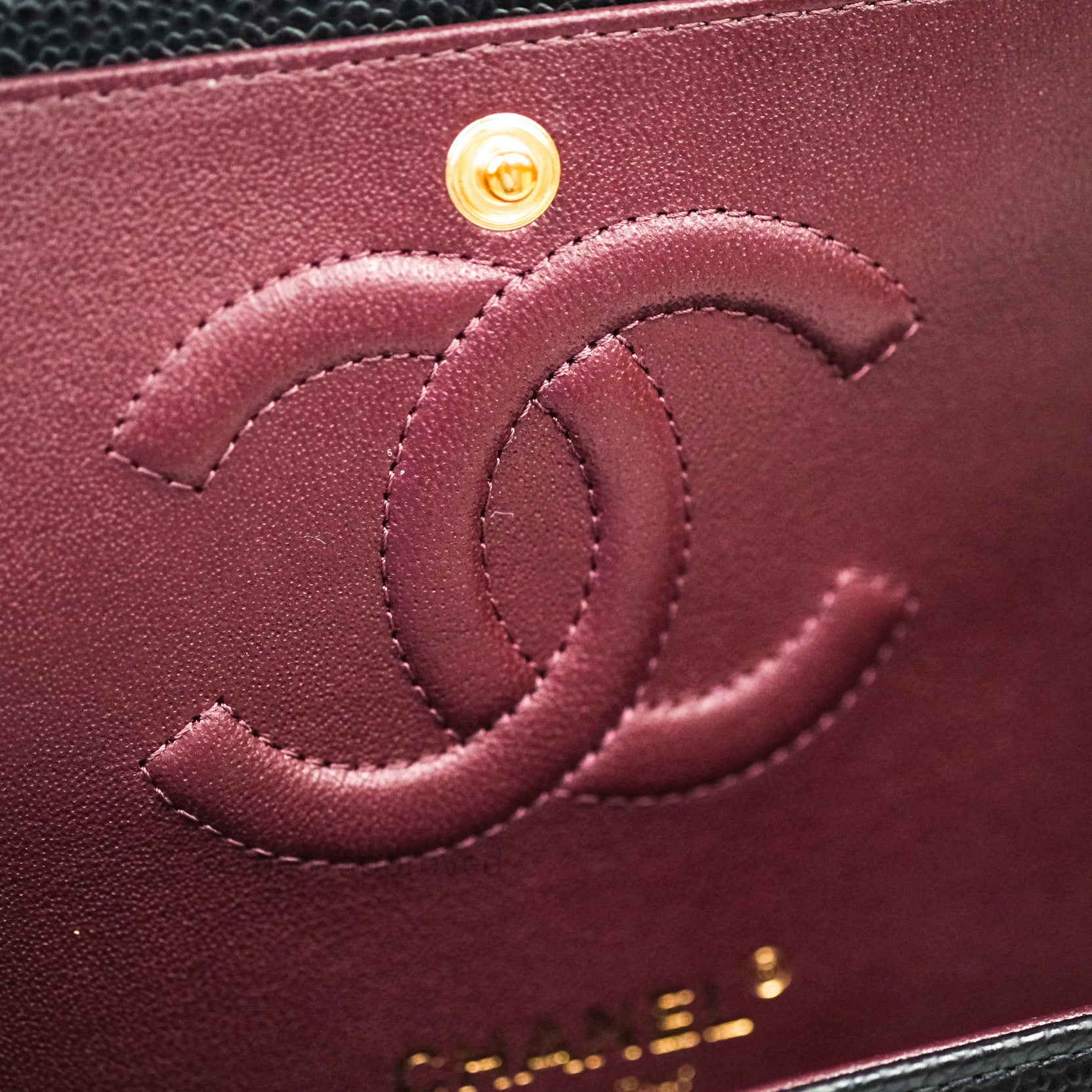 Chanel Classic Medium Double Flap Bag Black Caviar Leather with Gold Hardware - Luxury Designer Handbag for Women, Perfect for Work, Evening & Special Occasions