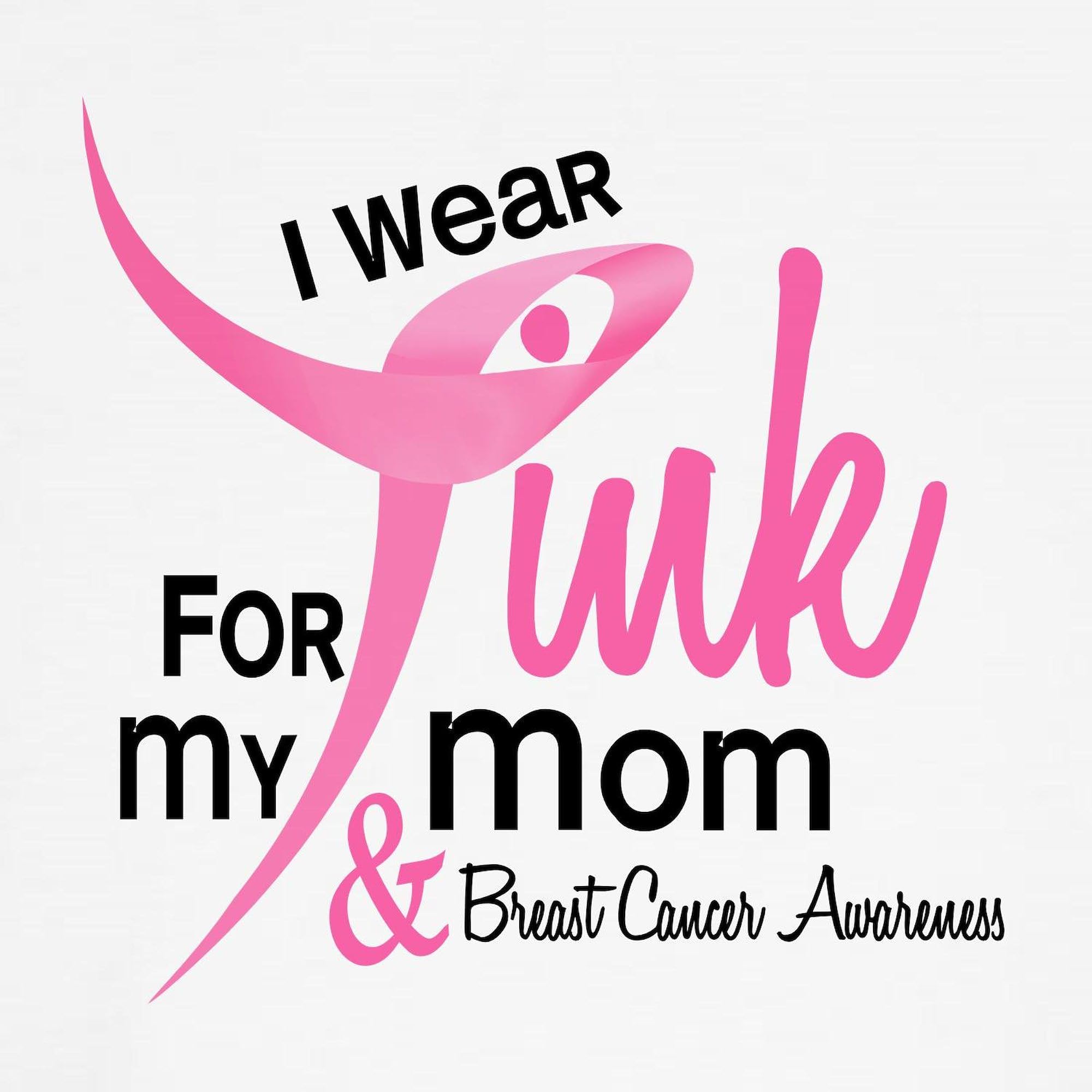 Funny Pink Dog T-Shirt for Pets - 'I Wear Pink for My Mom' Cute Pet Costume & Apparel for Small & Medium Dogs - Perfect for Breast Cancer Awareness, Pet Parties & Photo Shoots