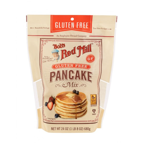 Bob's Red Mill Gluten Free Pancake Mix - 16oz | All Natural, Vegan & Non-GMO | Perfect for Breakfast, Brunch & Camping Trips