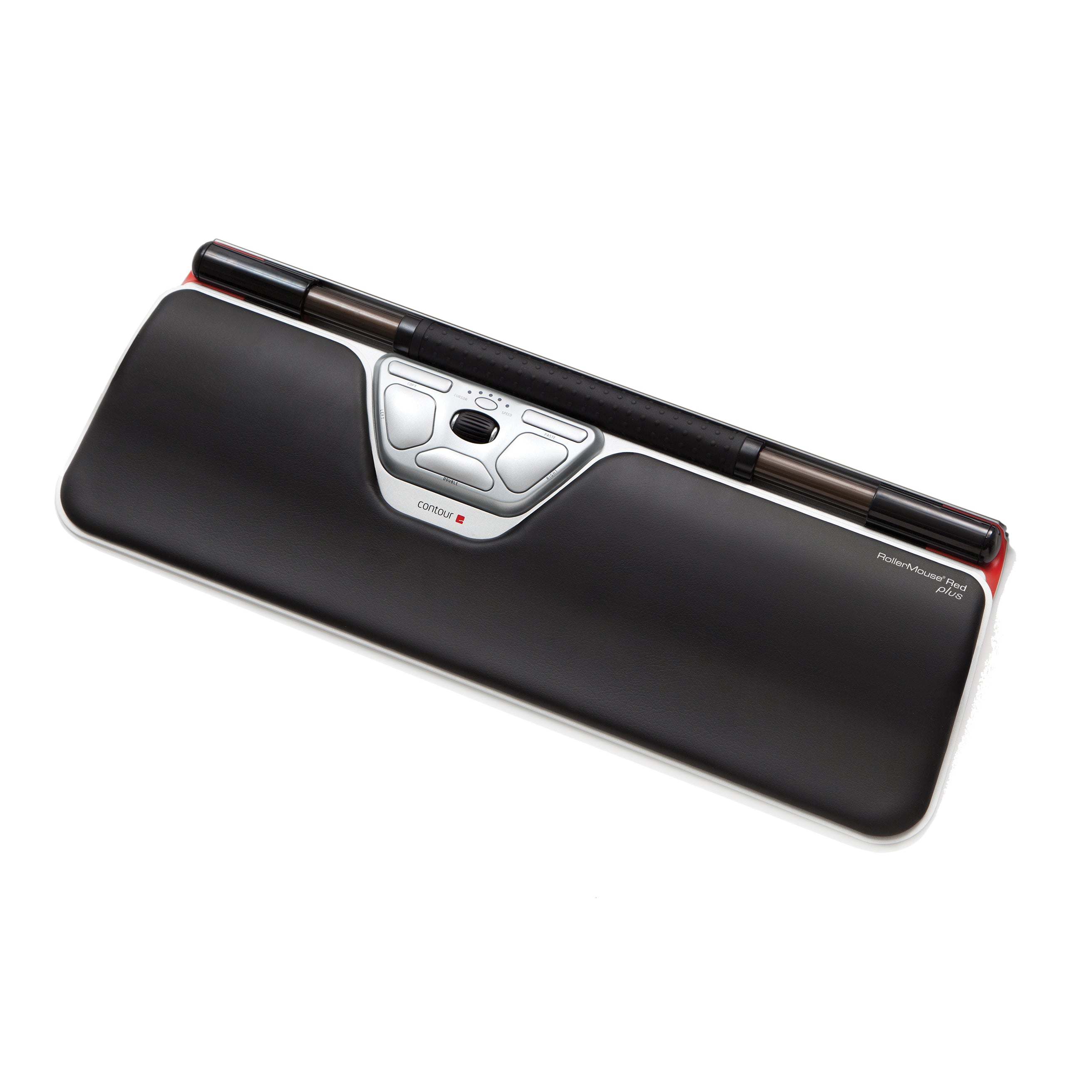 Contour RollerMouse Red Plus - Ergonomic Vertical Mouse for Pain-Free Computing | Ideal for Office, Gaming & Graphic Design