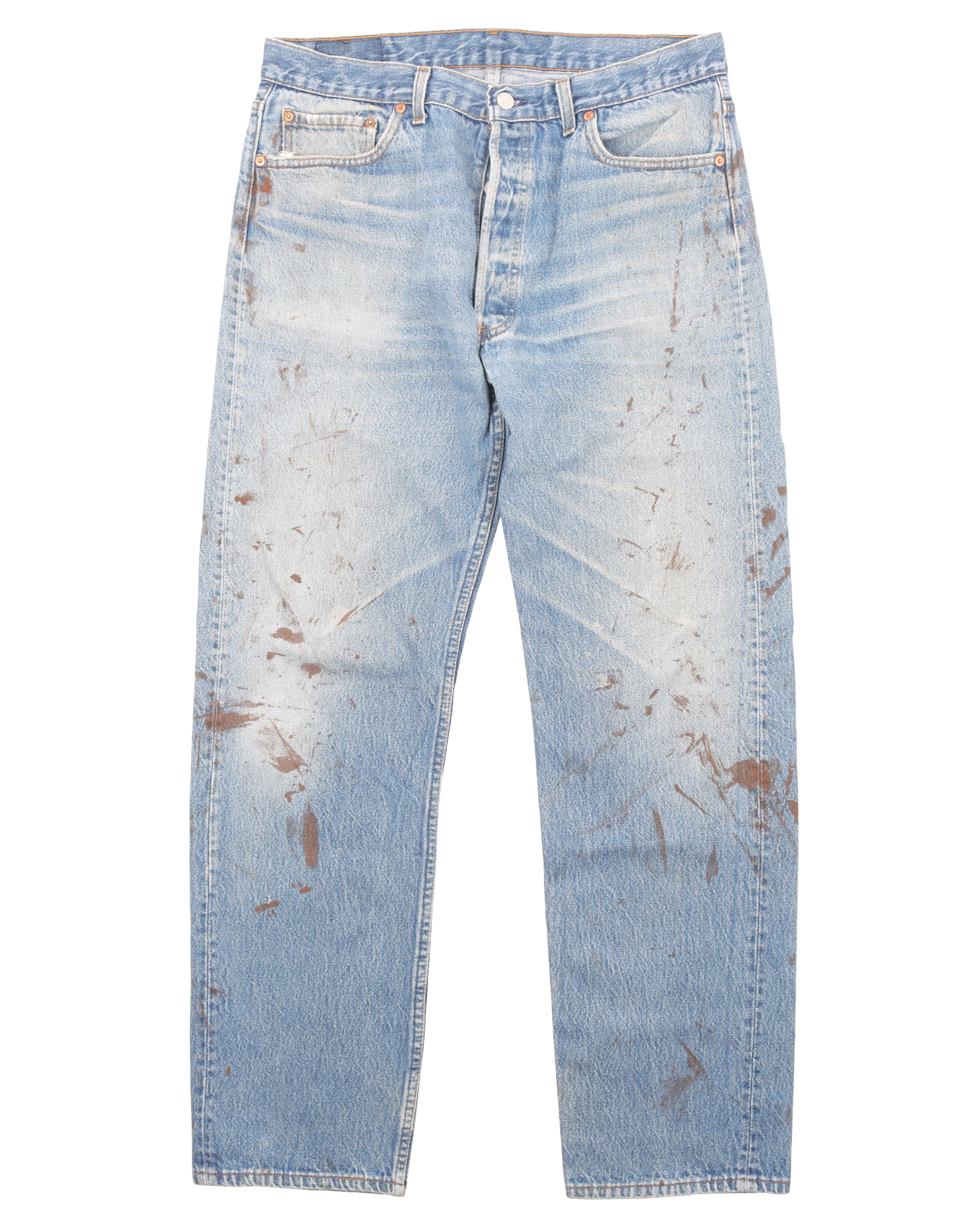 Vintage 1990s Levi's 501 Original Fit Painter Jeans - High-Quality Denim Pants for Men, Perfect for Casual Wear, Work & Retro Fashion