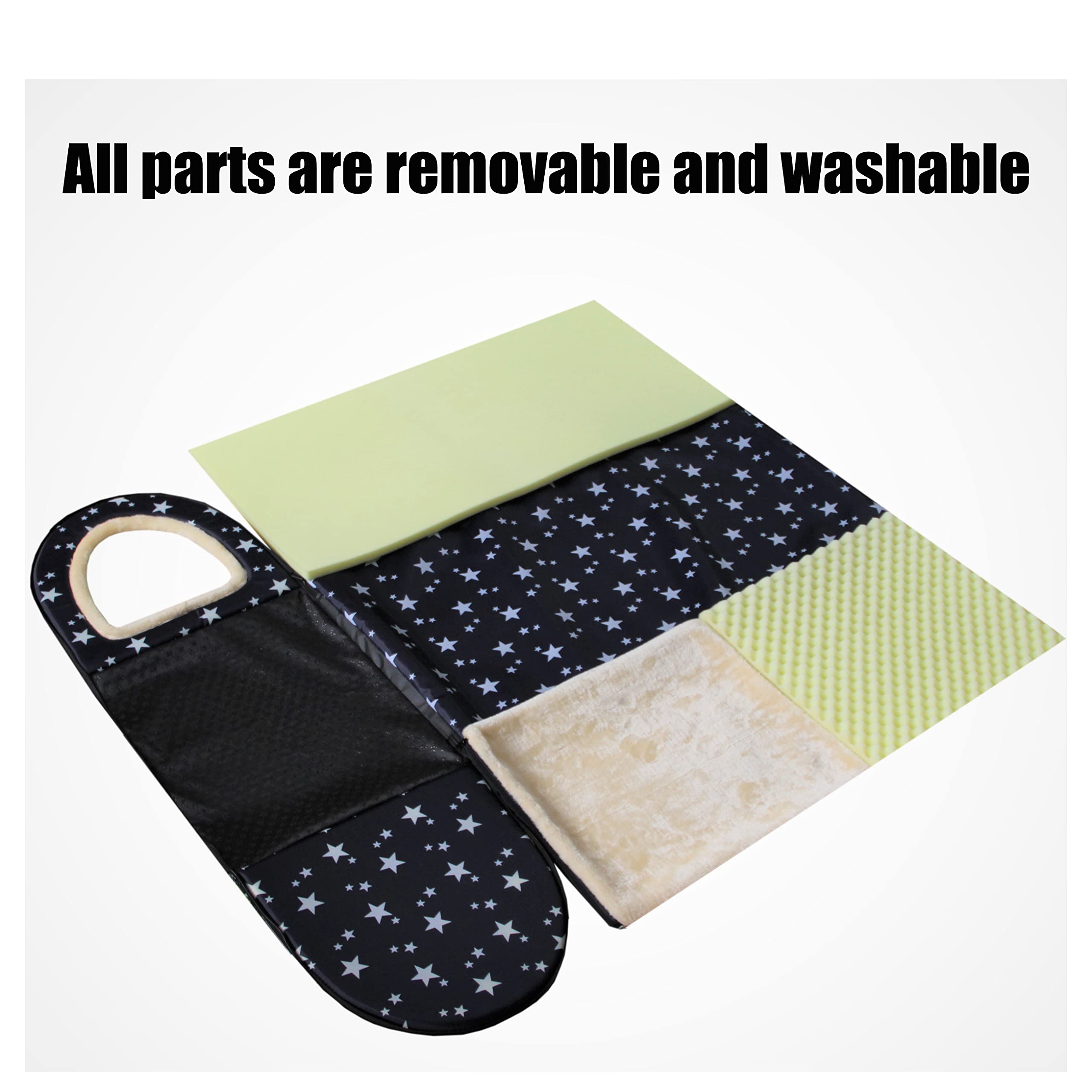Washable Dog Bed with Removable Cover - Indoor Pet House for Large Dogs - Home & Travel Use