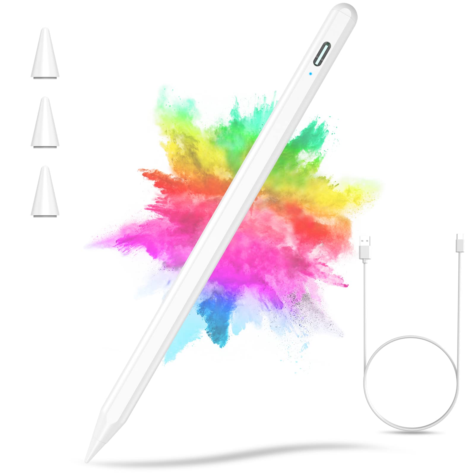 Premium Stylus Pen for iPad - Apple Pencil Alternative Compatible with iPad 10th/9th Gen, iPad Pro 11 & 12.9 inch, iPad Air 5th/4th/3rd Gen, iPad Mini 6th/5th Gen (2018-2022 Models) - Perfect for Drawing, Note Taking & Digital Art