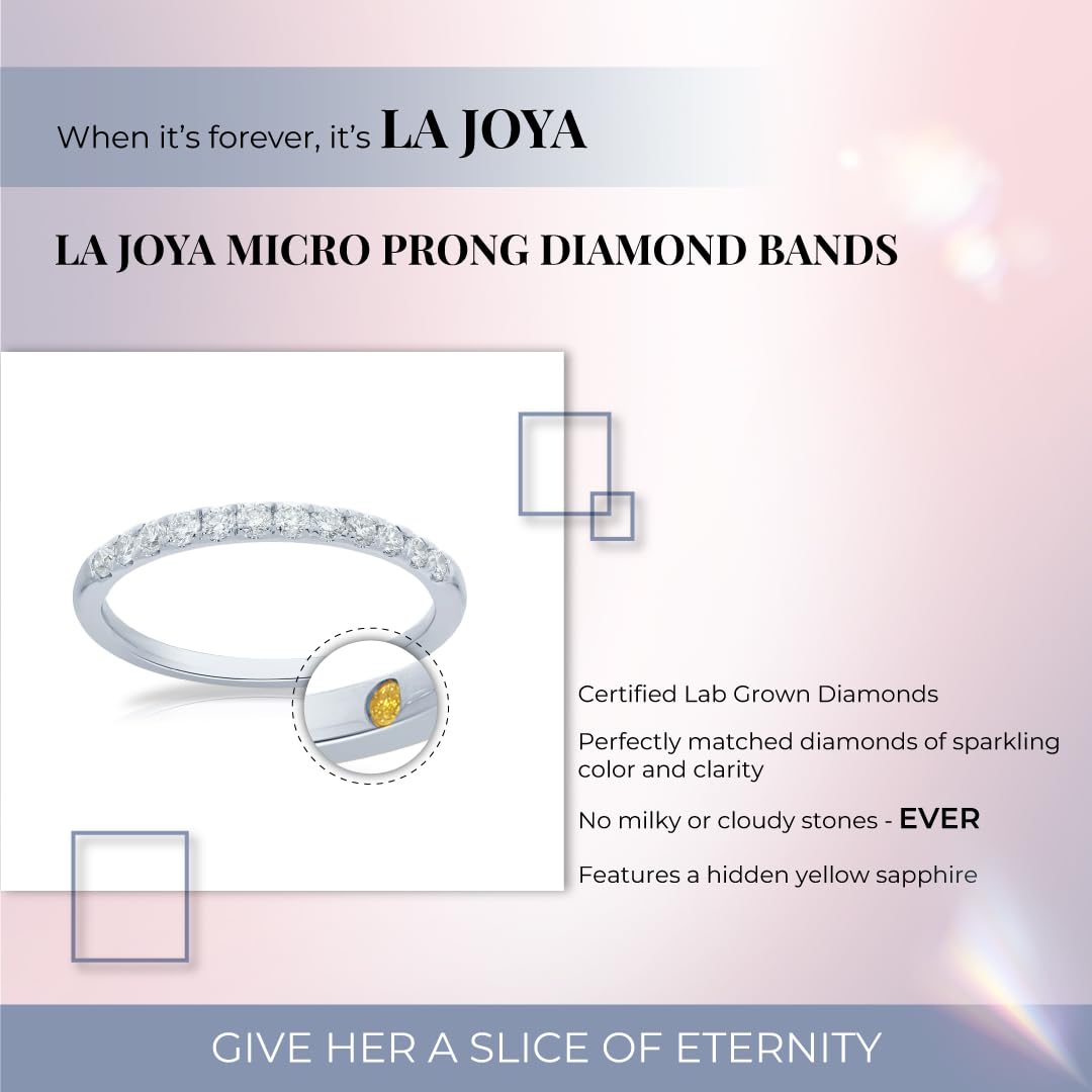 Lab Grown Diamond Wedding Bands for Women - 10K Yellow, White & Rose Gold Certified Diamond Rings | Anniversary Bands, Promise Rings & Stackable Wedding Rings (1/10-1/2 Carat) | Perfect for Engagements, Anniversaries & Everyday Elegance