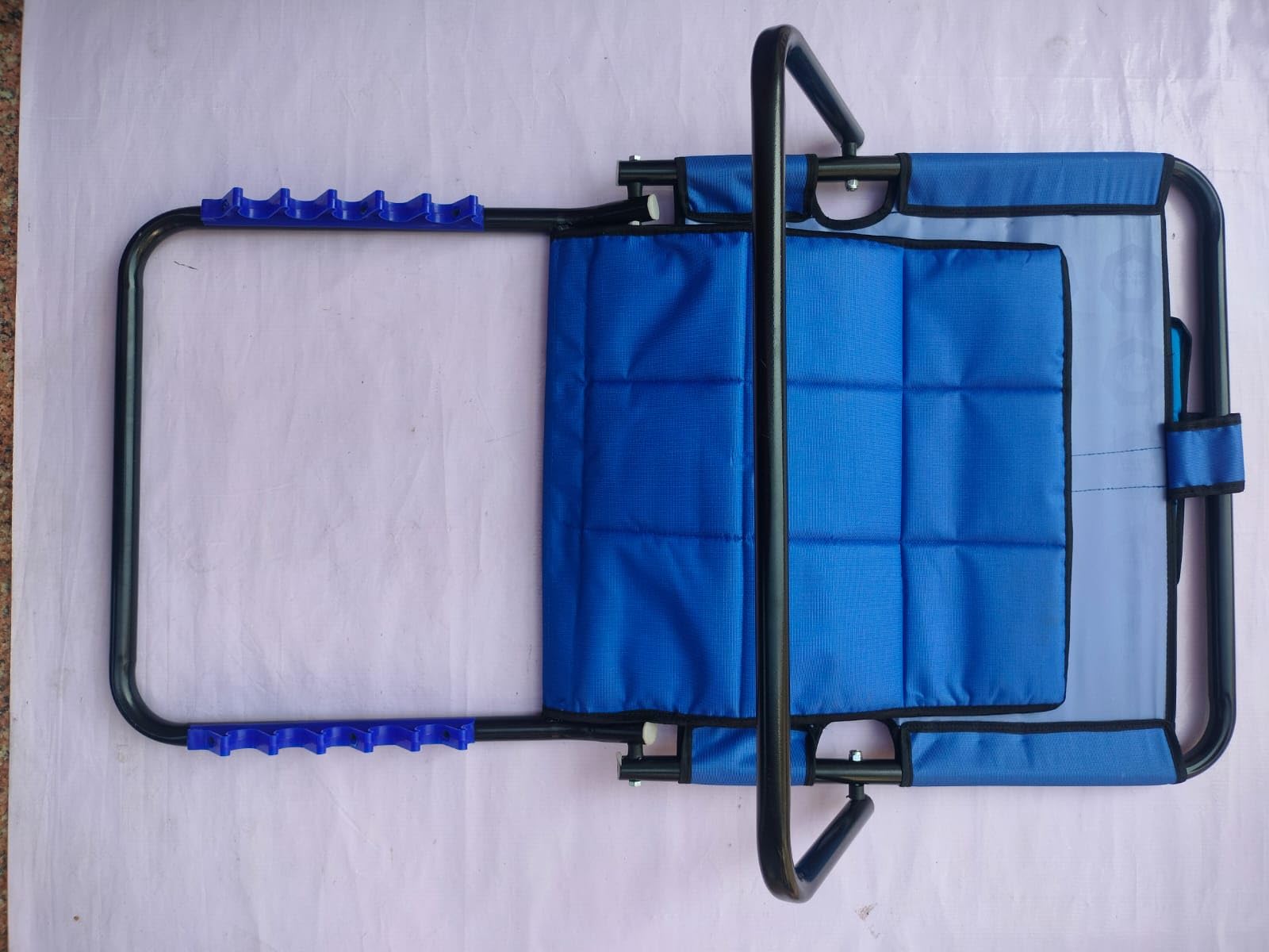 Blue Surgical Back Rest for Patients - Comfortable Medical Support for Post-Surgery Recovery & Hospital Bed Rest