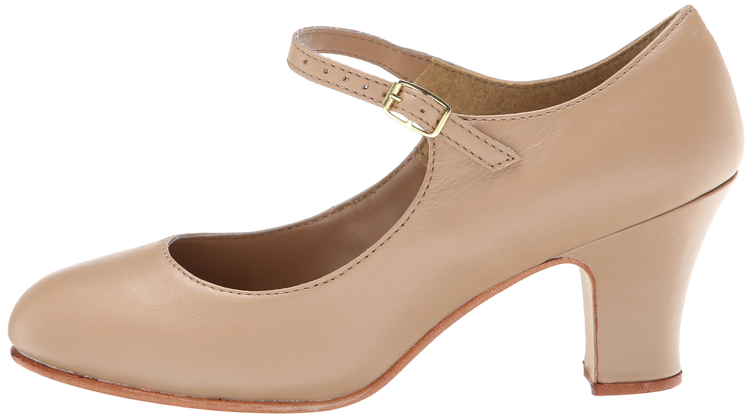 Capezio Women's Manhattan Character Dance Shoes - Professional T-Strap Heels for Jazz, Theater & Ballroom Performances | Comfortable Leather Pumps for Dancers & Performers