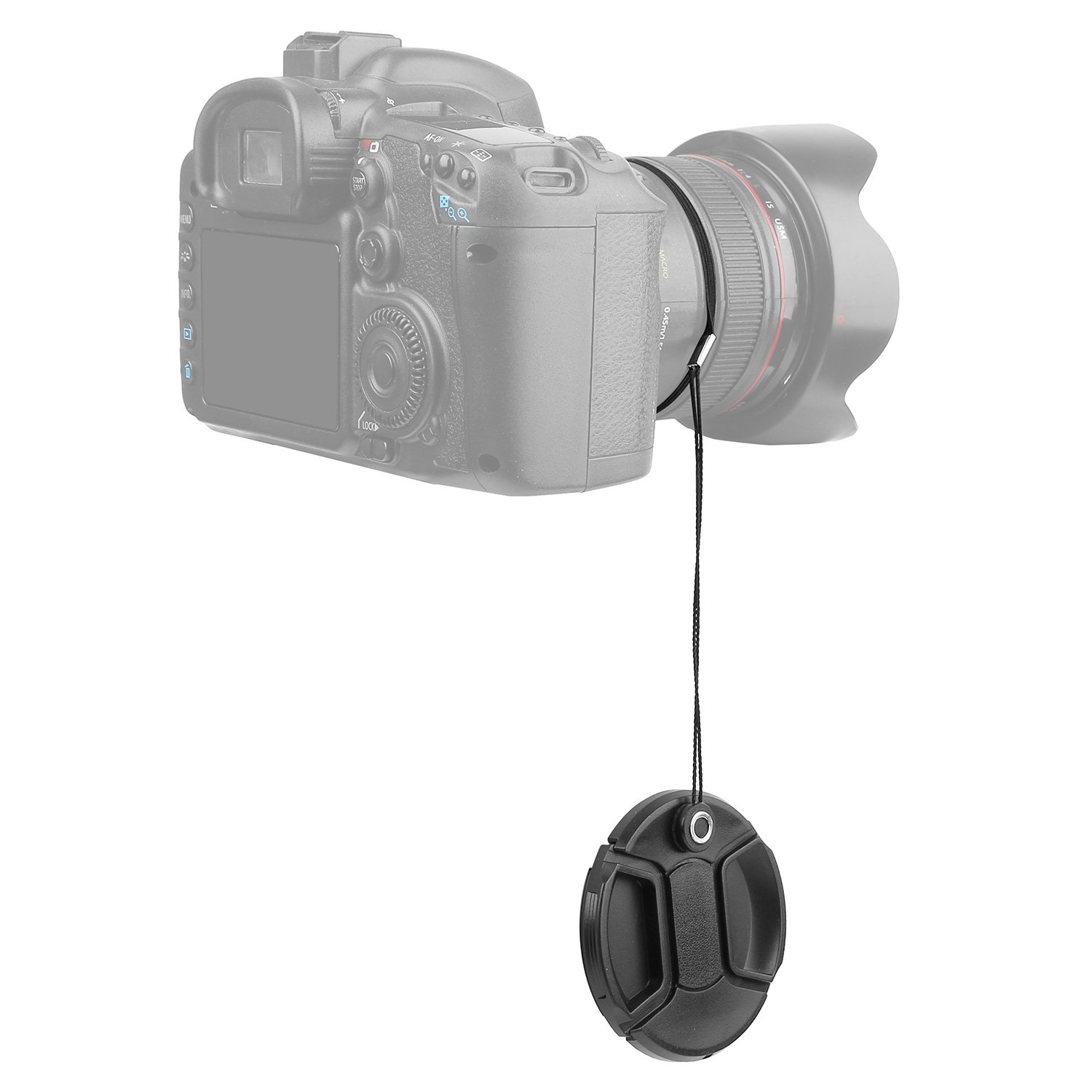 **ChromLives Lens Cap Leash (3-Pack) - Secure DSLR/SLR Lens Cap Holder for Canon, Nikon, Sony, Panasonic, Fujifilm & More - Prevent Lost Lens Caps - Perfect for Travel, Photography & Outdoor Adventures**