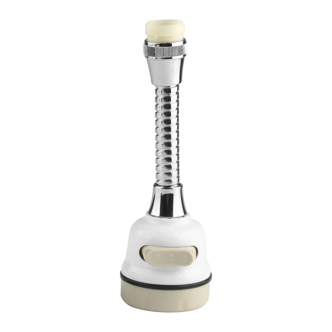 Andux 360° Rotatable Kitchen Faucet Spray Head - Adjustable Water Flow, Easy Installation, Durable White Finish (Model HSPT-01) - Perfect for Washing Dishes, Cleaning Sinks & Food Prep