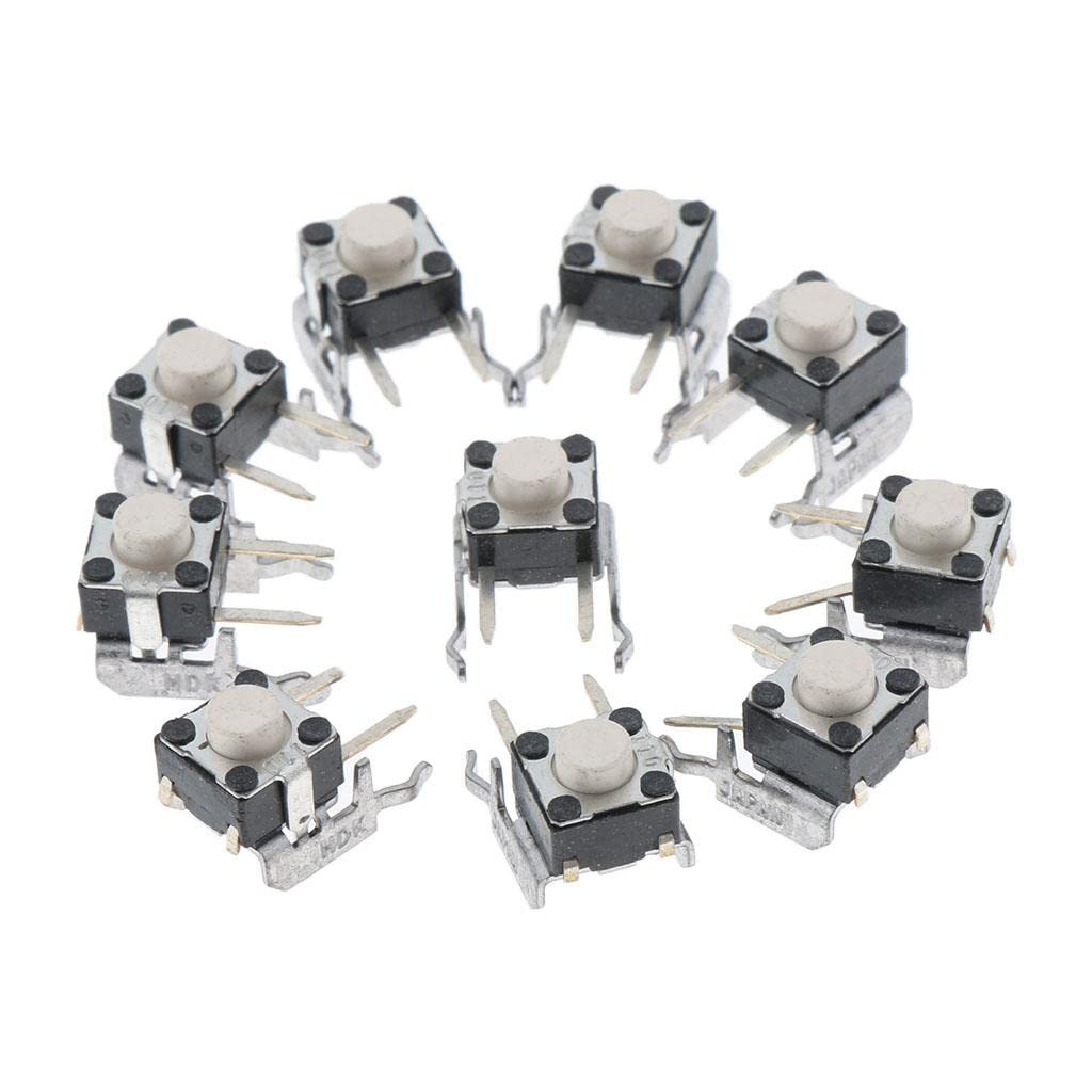 Original Title: Shiwaki Per Microsoft Xbox 360 One Controller LB / RB Pulsanti Interruttori Tattili Interruttore - Bianca   Optimized Title: Shiwaki Replacement LB RB Tactile Switch Buttons for Microsoft Xbox 360 & One Controller - White | Perfect for Gaming & DIY Repairs