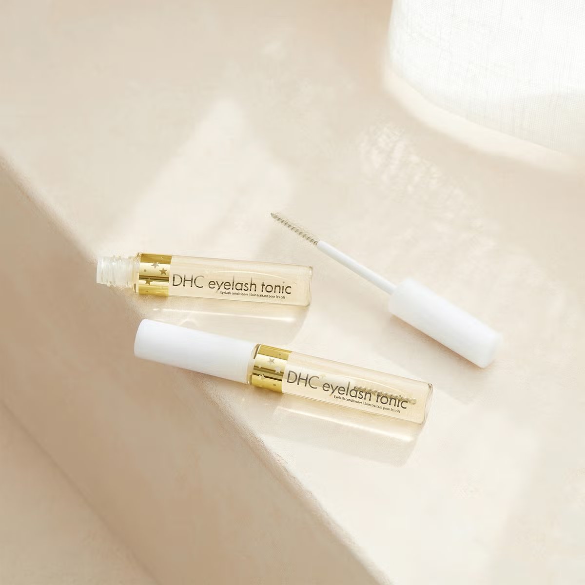 DHC Eyelash Tonic Transparent Lash Serum Conditioner 6.5ml - Natural Lash Growth Enhancer for Longer, Thicker Eyelashes | Perfect for Nighttime Care & Makeup Prep