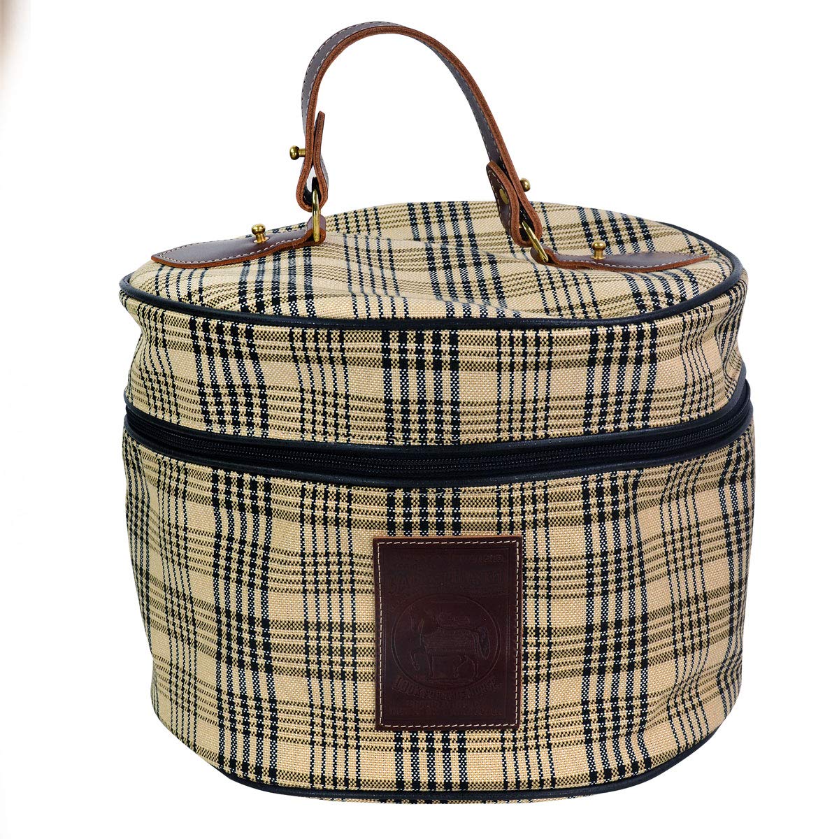 Baker Riding Hat Carrier Brown - Durable Equestrian Helmet Bag for Horseback Riding, Travel & Storage | Perfect for Show Jumping, Dressage & Stable Use