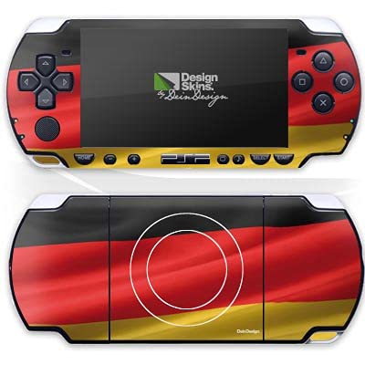 Sony PSP 1000 Skin Sticker - German Flag Design | Compatible with PSP 1000 | Protective Cover for Gaming Console | Perfect for Gamers and Collectors