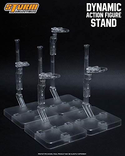 Storm Collectibles - Premium Dynamic Action Figure Stand for Collectors | Durable Display Base for 6-7 Inch Figures | Perfect for Photography, Dioramas & Shelf Display
