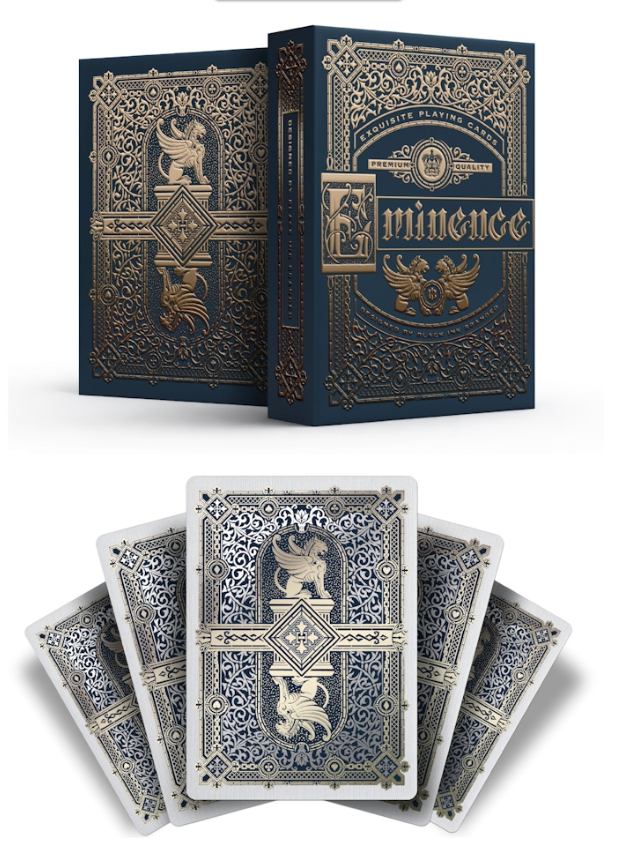 Premium Eminence Playing Cards - Luxury Poker Deck for Magic Tricks, Cardistry & Casino Games - Perfect for Professional Magicians & Card Enthusiasts