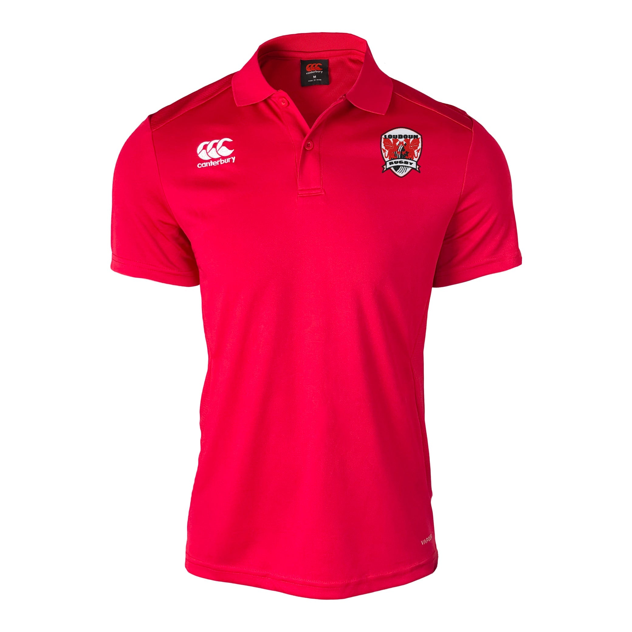 Loudoun RFC CCC Club Dry Polo Shirt - Moisture Wicking Men's Performance Polo for Rugby, Golf & Casual Wear