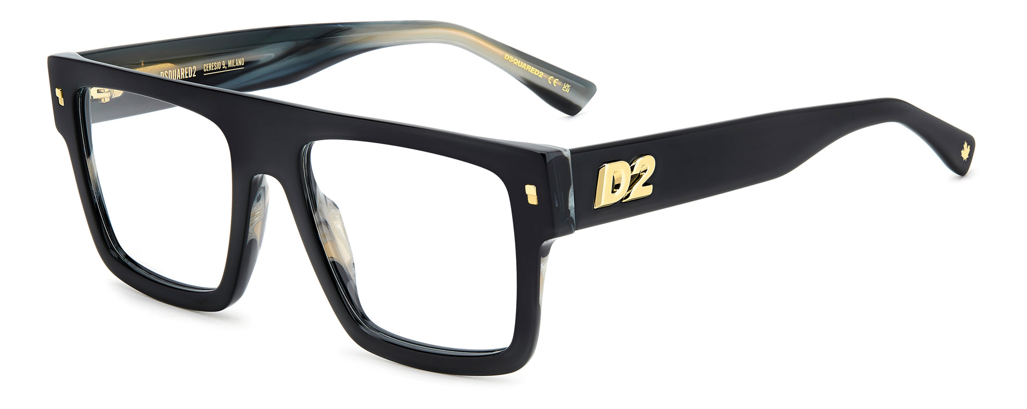 DSQUARED2 D2 0147 Sunglasses - Polarized Aviator Style for Men & Women - Perfect for Driving, Beach & Outdoor Activities