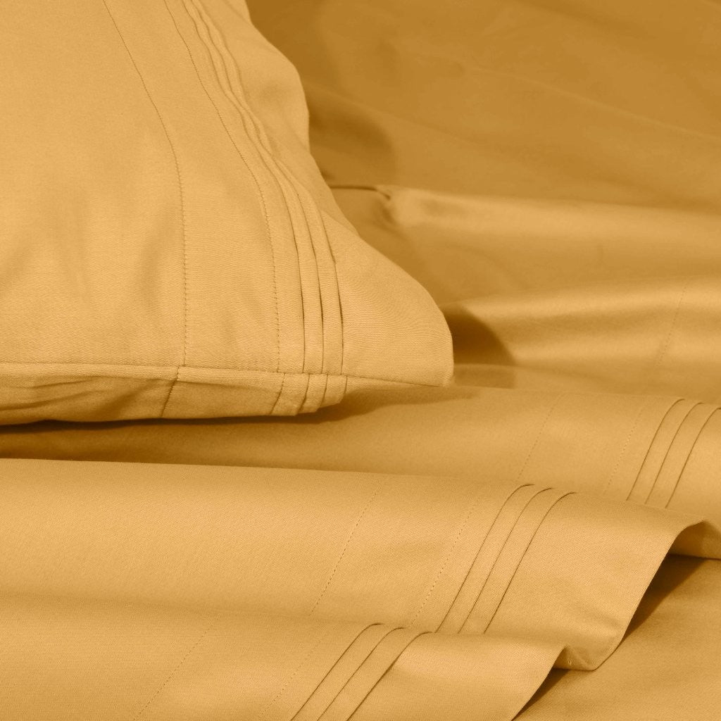 Premium 1000 Thread Count Egyptian Cotton Sheet Set - Eco-Friendly, Breathable & Hypoallergenic - Perfect for Luxury Bedding & Hot Sleepers