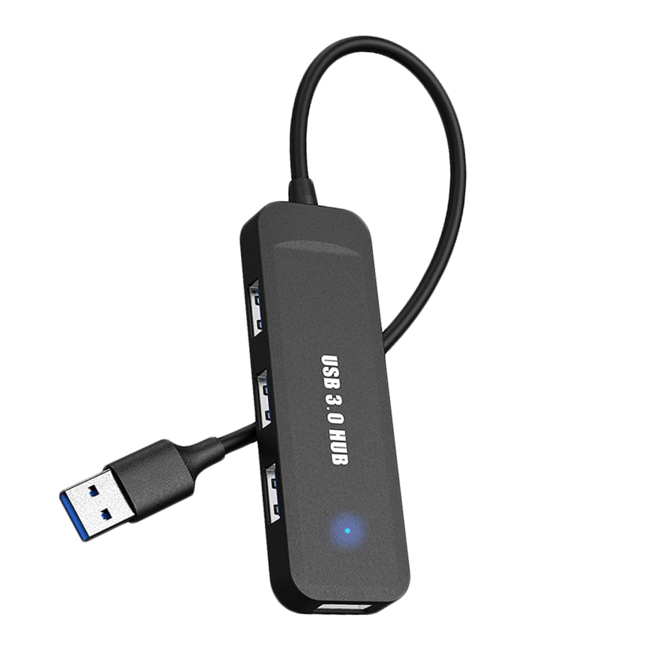 PartyKindom 4-Port USB 2.0 Hub Splitter for Laptop - Multi-Device Connector, USB Extender Adapter for Computer, Phone, Flash Drive - Perfect for Home Office, Gaming & Travel Accessories